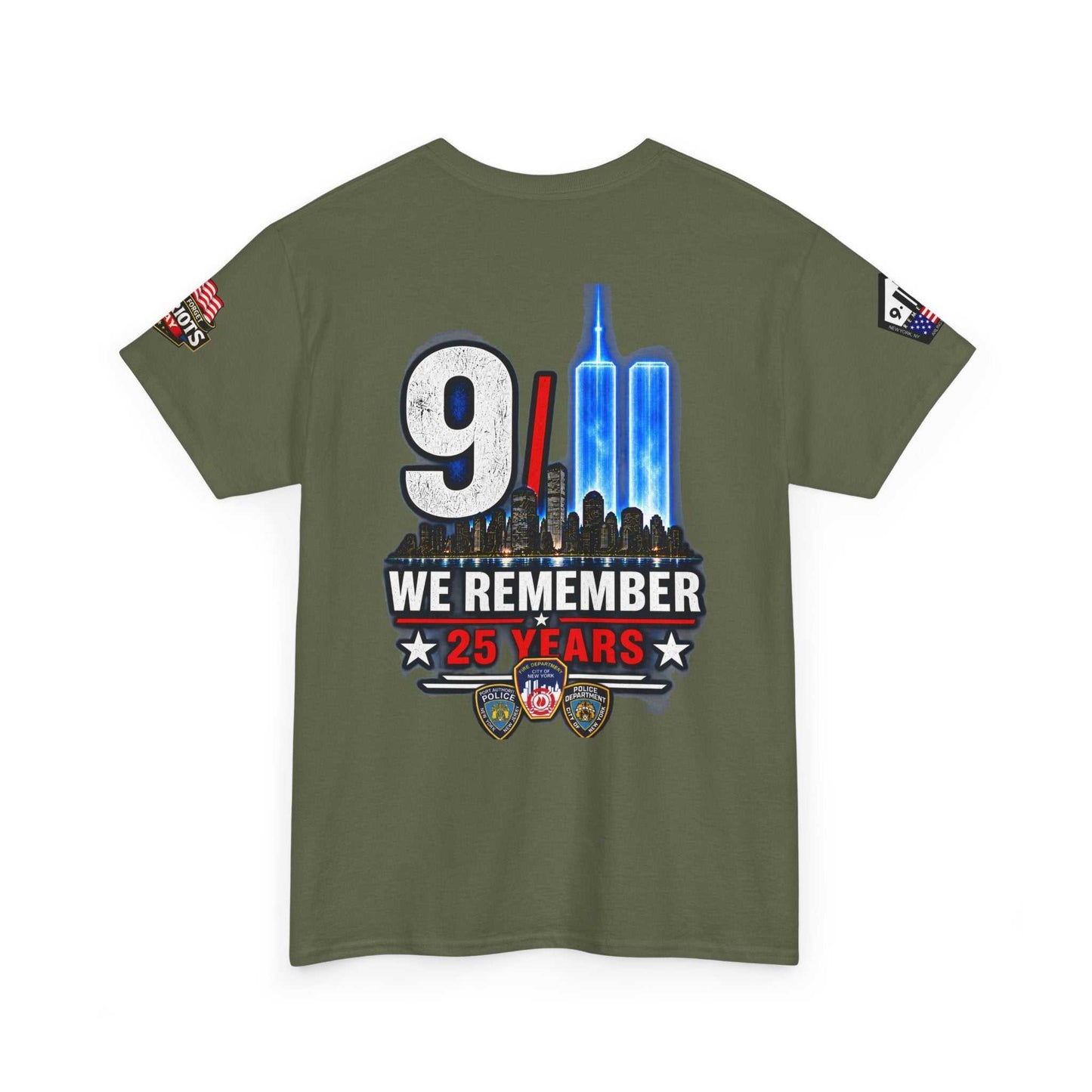 9/11 We Remember 25 Years T-Shirt