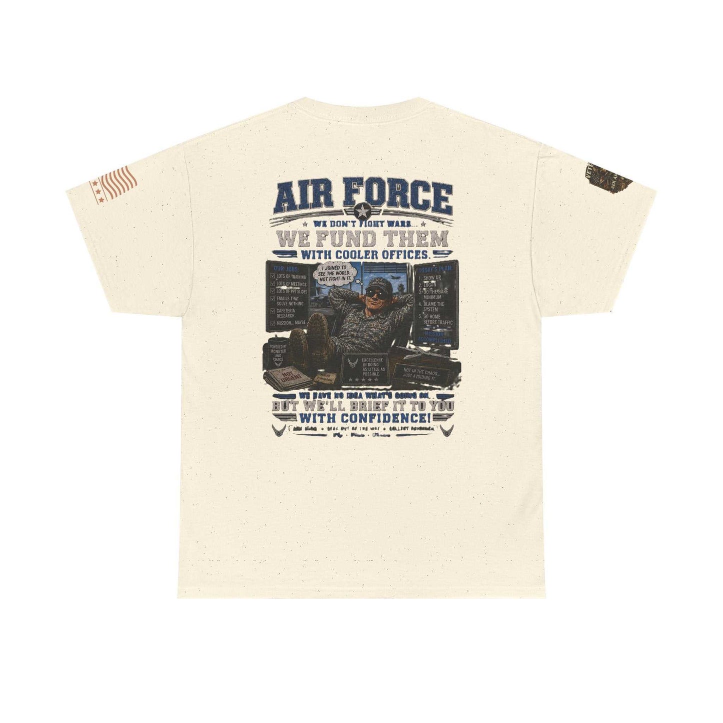 Air Force Veteran Tribute T-Shirt — 'We Fund Them' Military Support Tee