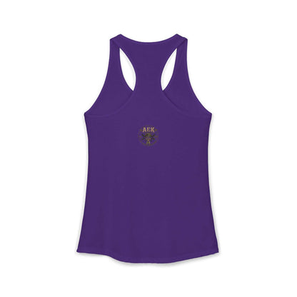 Women's Racerback Tank - "Pretty Face, Combat Mindset"