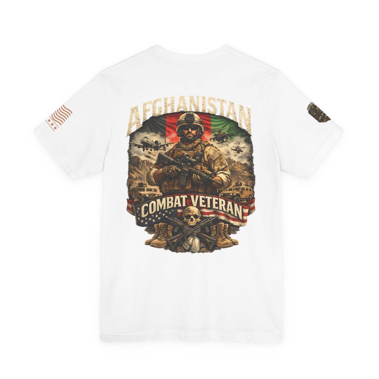 Afghanistan Combat Veteran T‑Shirt — Military Tribute Tee