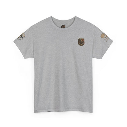 U.S. Navy Graphic Tee — Military Pride Back Print Shirt