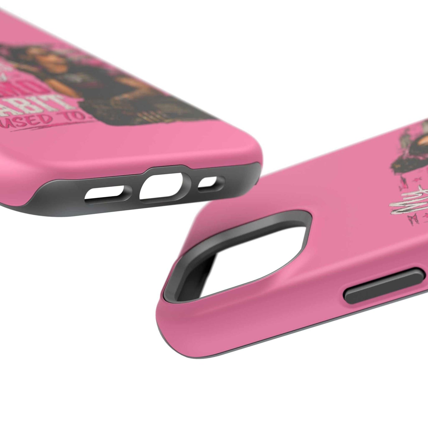 Impact-Resistant Phone Case — "My Makeup Costs Less Than My Ammo Habit Used To" Pink Tactical Design
