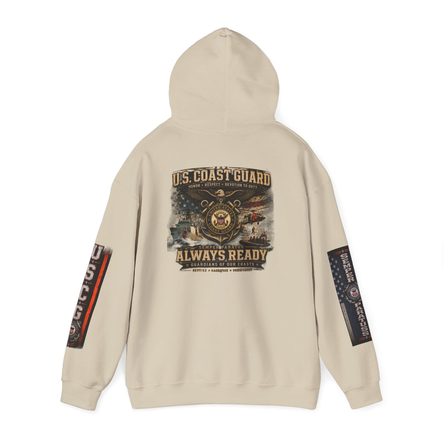 Copy of USMC Hoodie - Pride Is Forever Marine Corps Sweatshirt (AEK Skull Design)