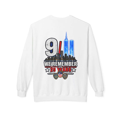 9/11 We Remember 25 Years Crewneck Sweatshirt