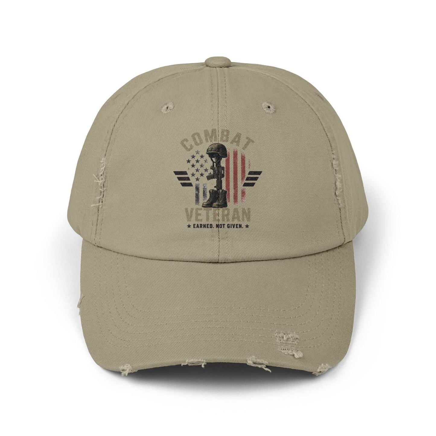 Combat Veteran Distressed Cap
