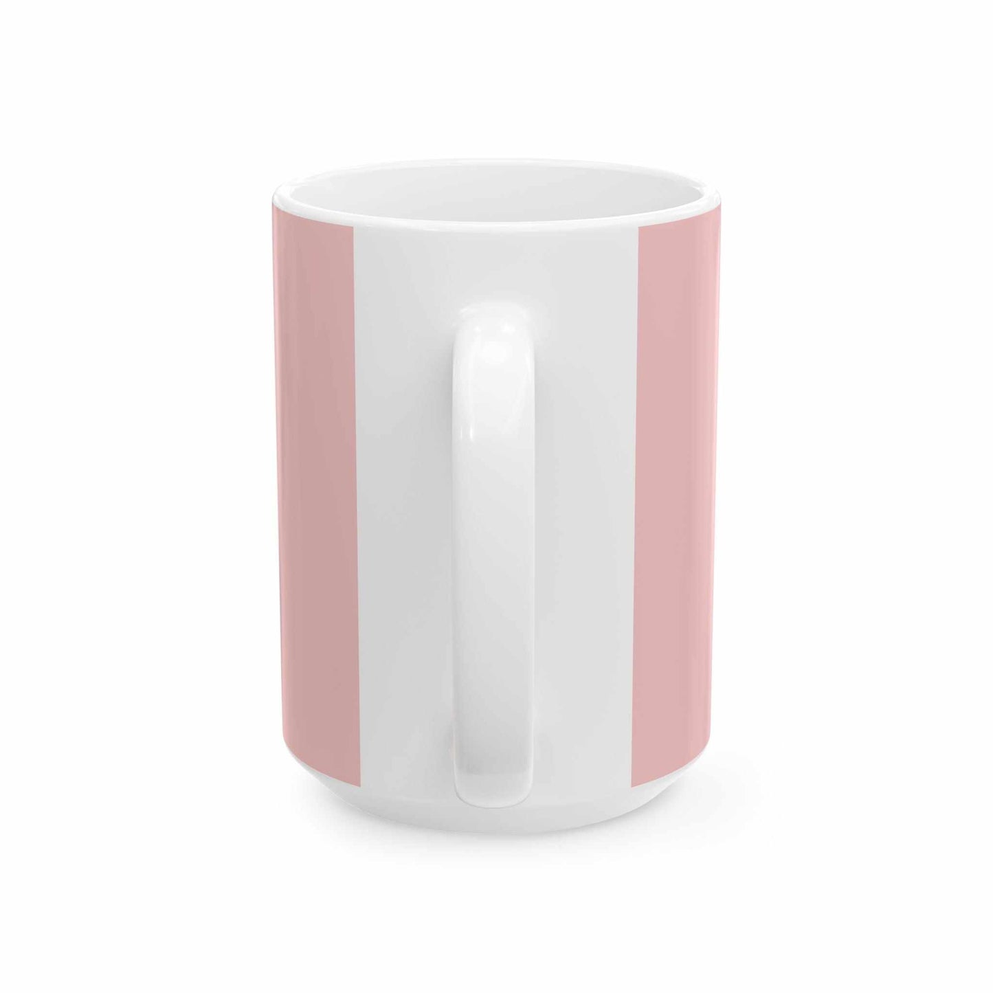 Ceramic Mug — "Don't Mistake My Lip Gloss for Weakness" Military Chic Pink Coffee Mug