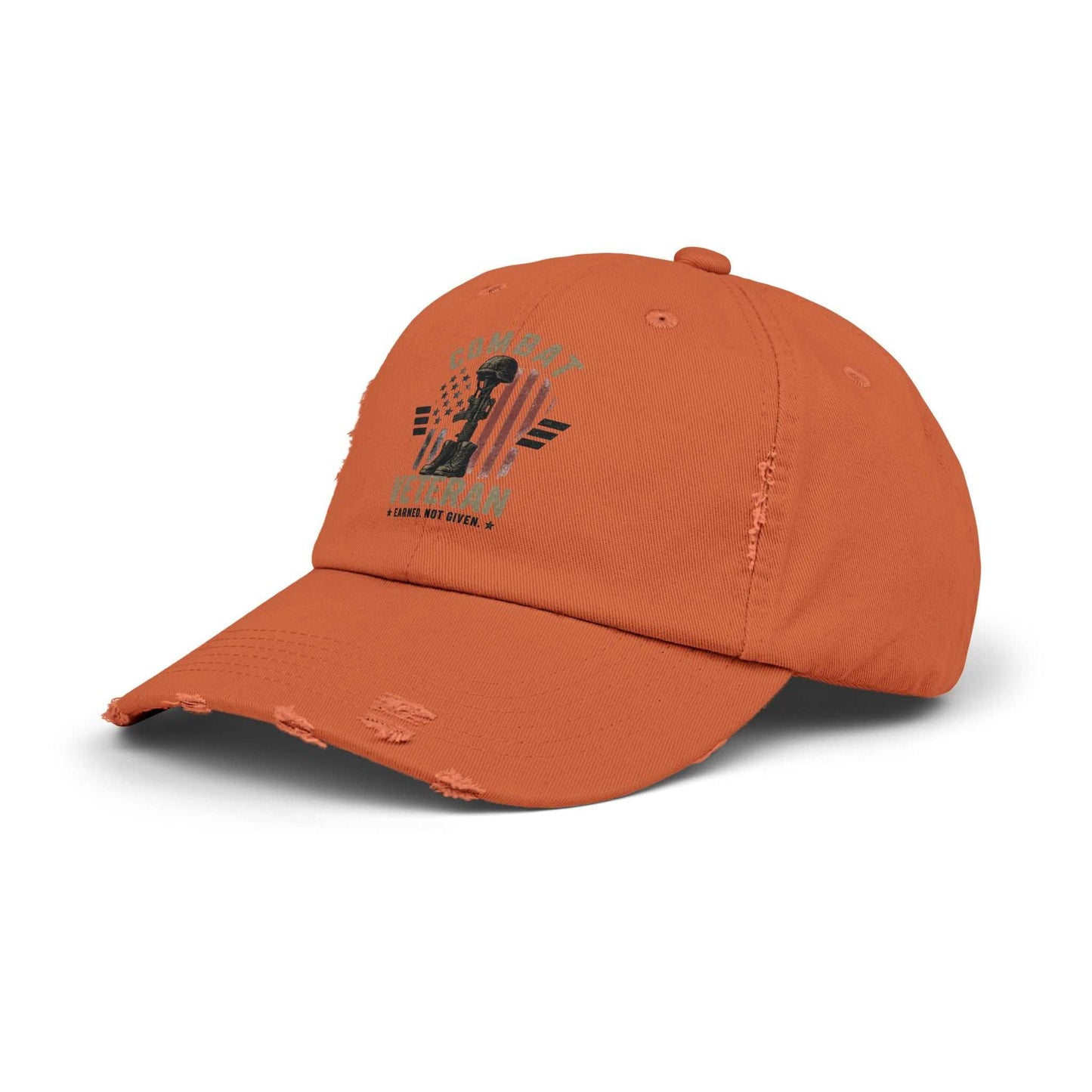 Combat Veteran Distressed Cap