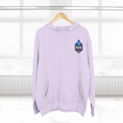 9/11 Remembrance Hoodie – We Remember 25 Years Tribute Fleece Hoodie