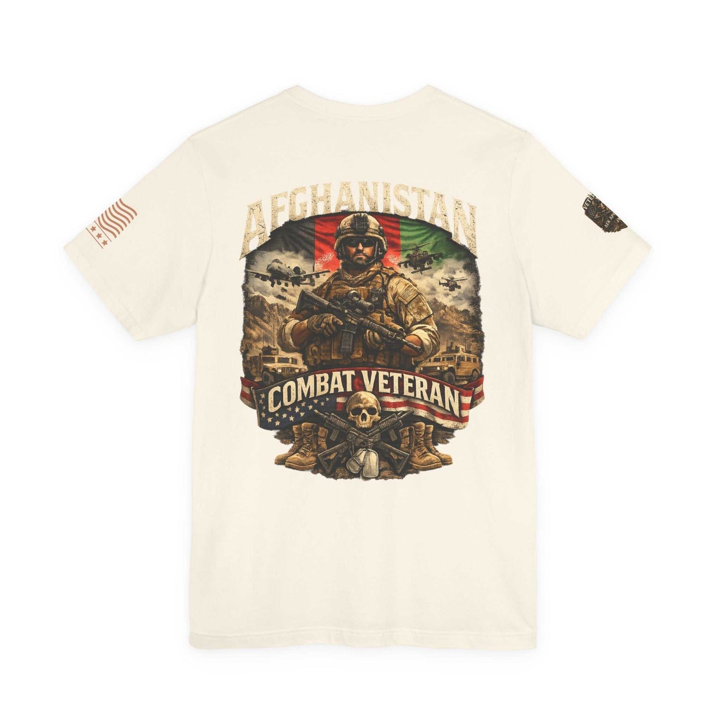 Afghanistan Combat Veteran T‑Shirt — Military Tribute Tee