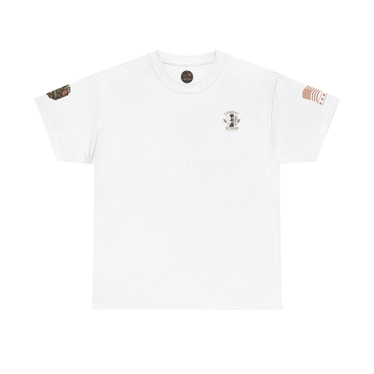 Army vintage graphic tee with distressed military artwork and "Suck It Up, Buttercup" text on back