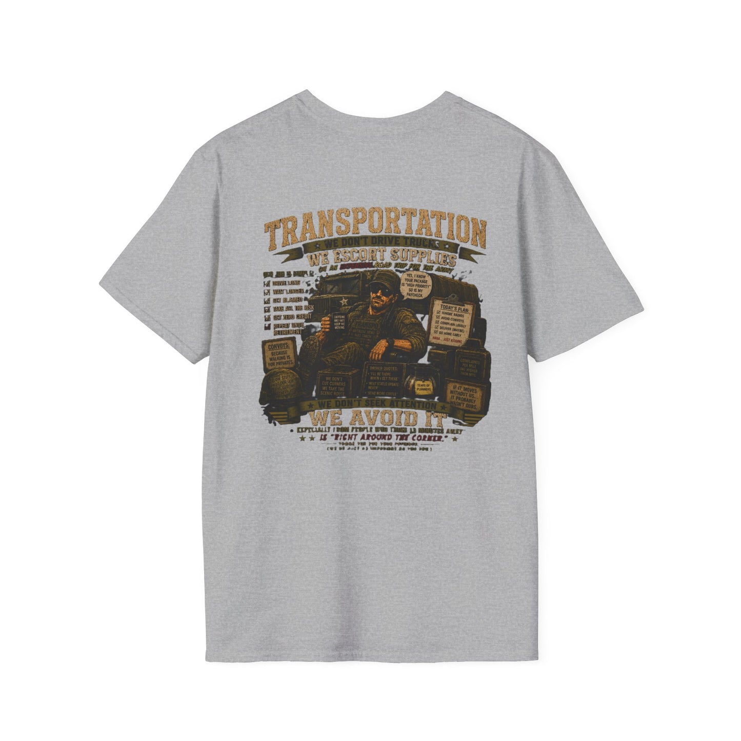 AEK Veteran Badge T-Shirt — Transportation Sarcasm Tee