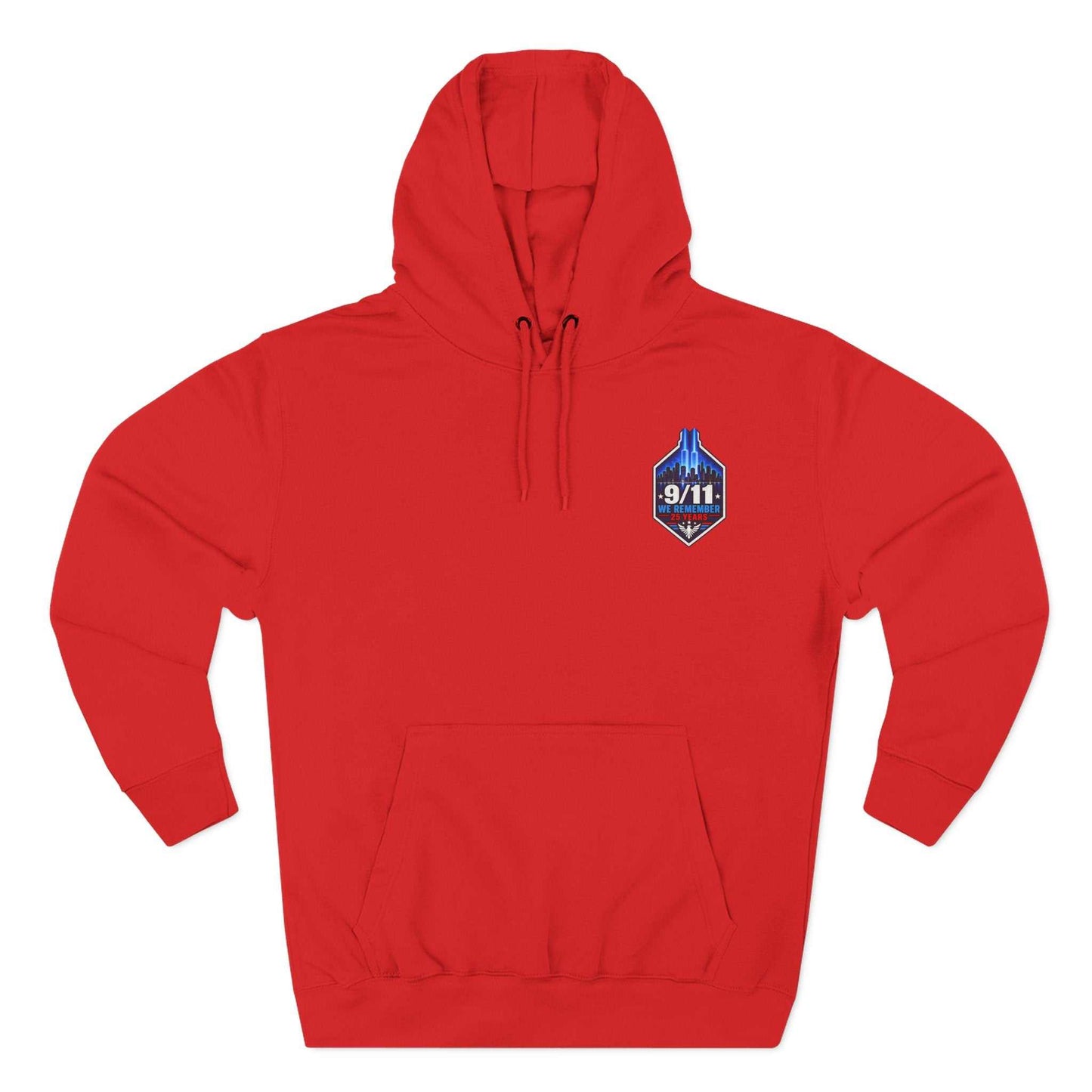 9/11 Remembrance Hoodie – We Remember 25 Years Tribute Fleece Hoodie