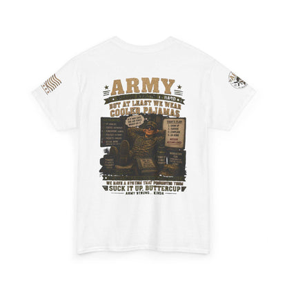 Army Vintage Graphic Tee — 'Army: Suck It Up, Buttercup' Military T‑Shirt
