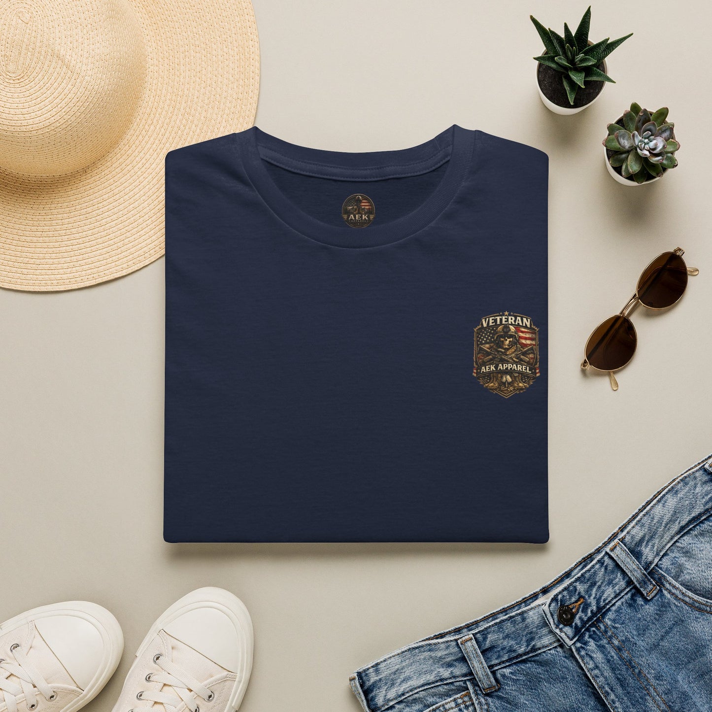 AEK Vet Badge Emblem - Military Cooks Sarcasm T-Shirt