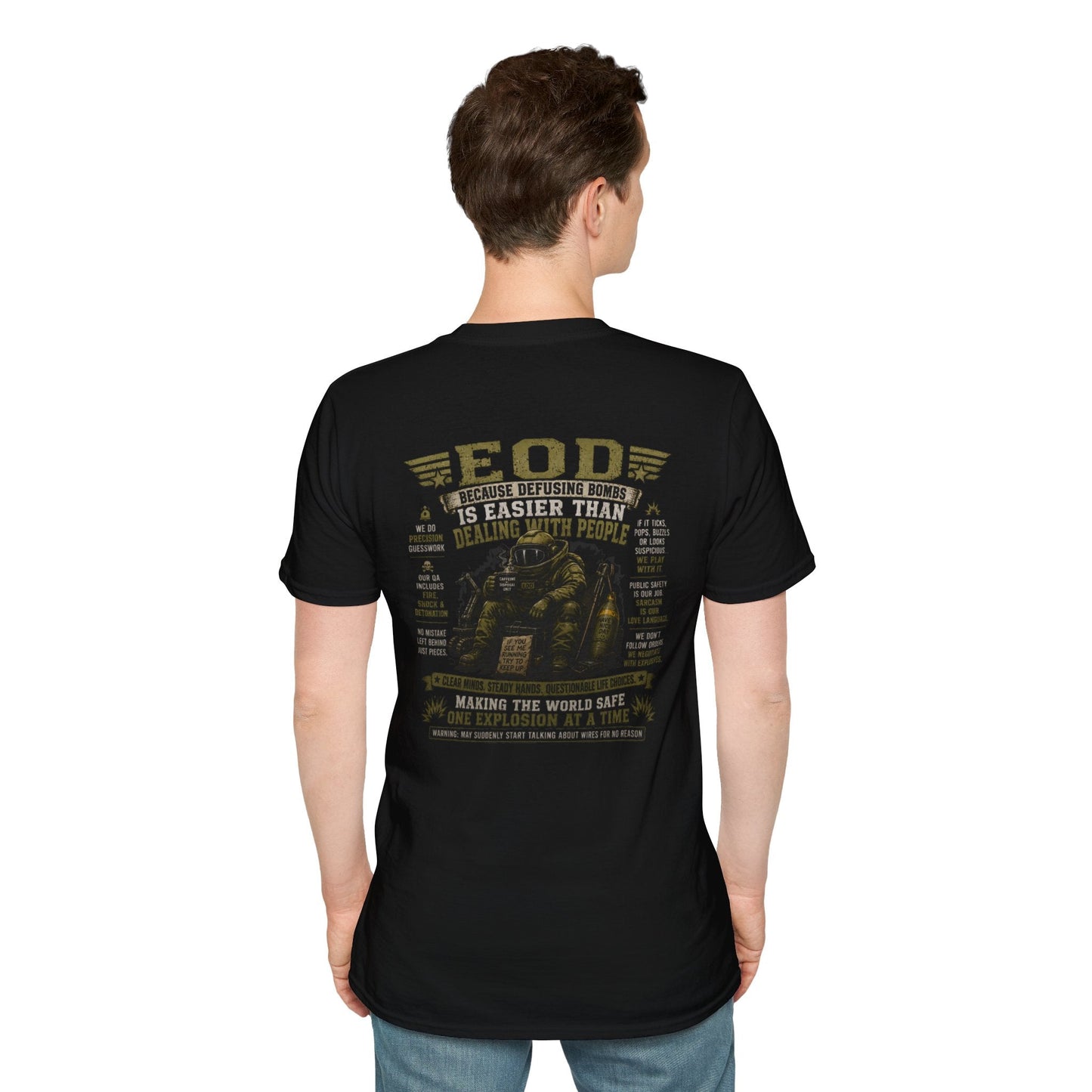 AEK Veteran Badge T-Shirt lightweight cotton with vintage chest emblem and soft breathable fabric