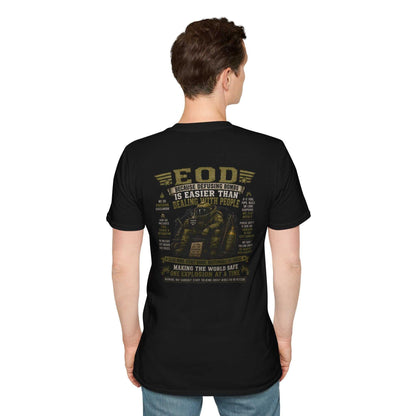 AEK Veteran Badge T-Shirt lightweight cotton with vintage chest emblem and soft breathable fabric