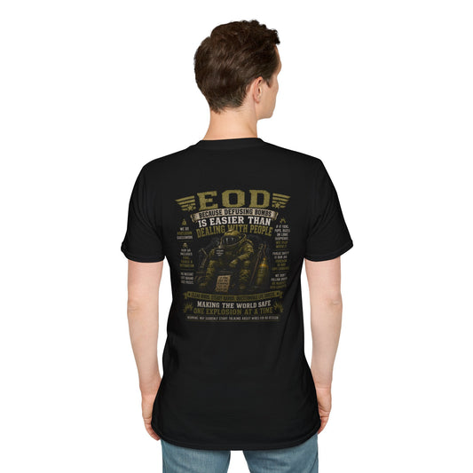 AEK Veteran Badge T-Shirt lightweight cotton with vintage chest emblem and soft breathable fabric
